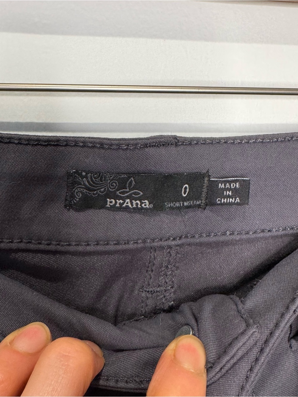 PRANA Women’s Briann Pant Skinny Size 0 Coal Gray - Picture 5 of 14